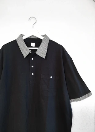Dunkelblaues Vintage Polo-Hemd - Karo Muster - Retro, brand: Vintage Dressing, condizioni: Ottime, taglia: Taglia unica, €9.00, €10.15 include la Protezione acquisti