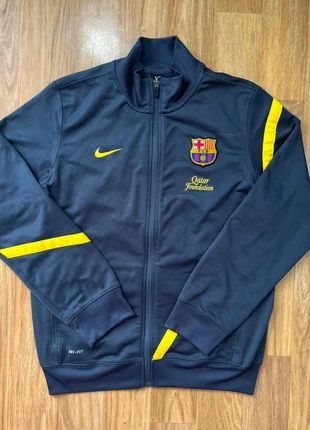 Veste Nike Trackjacket vintage retro fcb Fc Barcelone 2012 2013 jaune noire S homme, merk: Nike, staat: Heel goed, maat: S, € 34,00, € 36,40 inclusief Kopersbescherming
