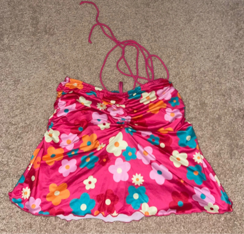Summer Floral Pink Skirt! 1