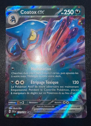 Carte Pokémon Coatox Ex 131/198 SVI écarlate et violet, brand: Pokémon, condition: Very good, €2.00, €2.80 includes Buyer Protection Pro