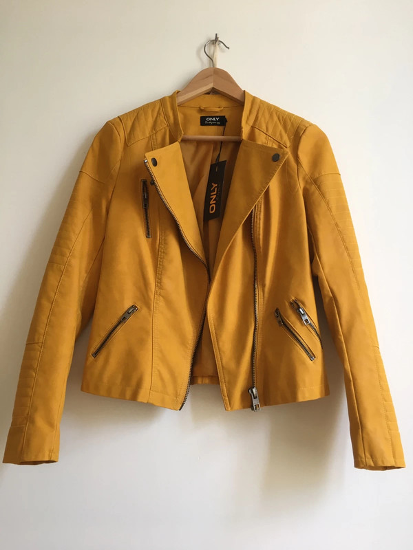 Veste perfecto Only jaune gold