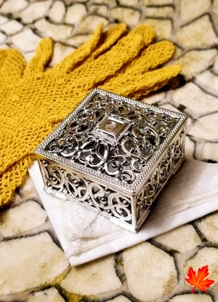 🔥Petit coffret à bijoux argenté ajouré neuf 🪭🪭, condizioni: Nuovo con cartellino, €7.50, €8.58 include la Protezione acquisti Pro