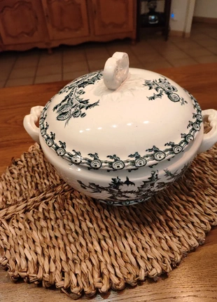 Soupière porcelaine opaque de GIEN, marca: Gien, estado: Muy bueno, 35,00 €, 37,45 € Protección al comprador incluida