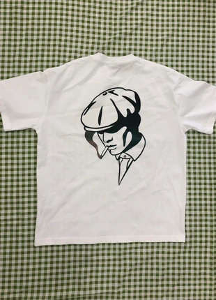 Retro printed White Tee – Edgy Vintage Statement, condition: Very good, size: M, £14.52, £15.95 includes Buyer Protection