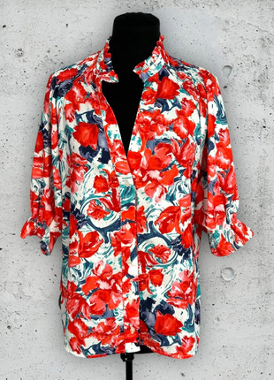 Chemisier Vintage Love Hacienda rouge fleuri taille S 36 8, brand: Vintage Love, condizioni: Ottime, taglia: S / IT 40 / EU 36, €12.00, €13.30 include la Protezione acquisti Pro