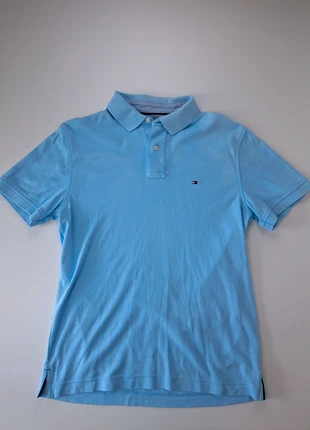 Baby Blaues Tommy Hilfiger Polo T-Shirt Kurzarmpolo (L), merk: Tommy Hilfiger, staat: Goed, maat: L, € 14,00, € 15,40 inclusief Kopersbescherming