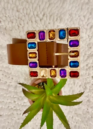 Ceinture marron et multicolore juste magnifique 🤩 cintura. Belt. Cinto. cinturón, brand: Wild Pony, condition: Very good, size: 100 cm, €4.20, €5.11 includes Buyer Protection