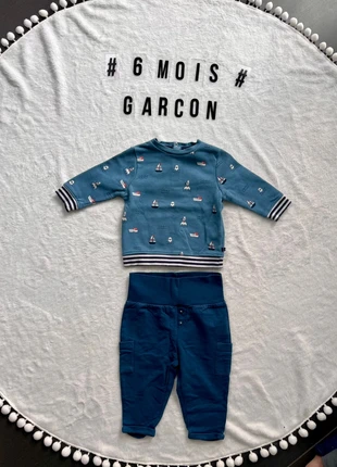 Ensemble tenue garçon 6 mois Obaïbi, marke: Obaïbi, zustand: Sehr gut, größe: 6-9 Monate / 68, 4,00 €, 4,90 € inklusive Vinted-Käuferschutz