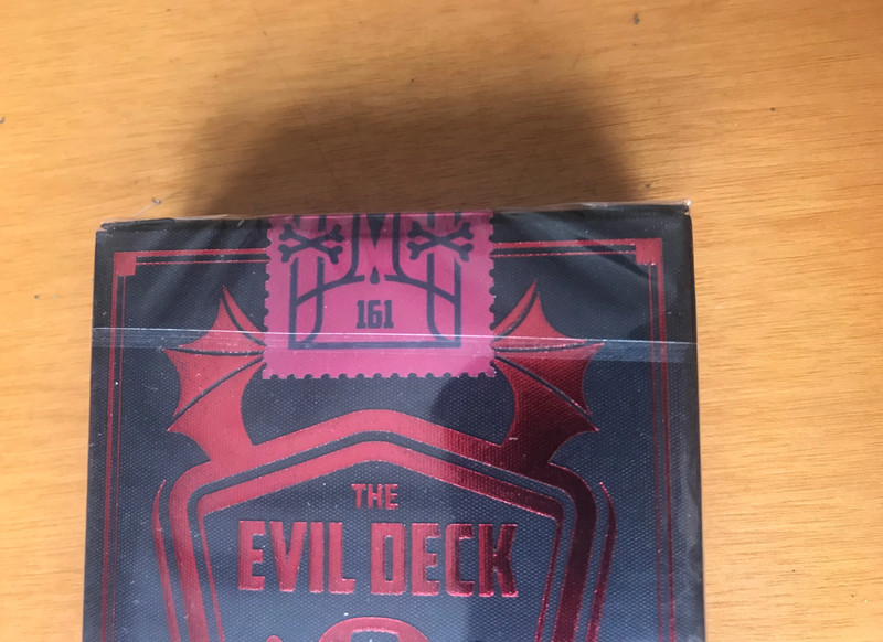 Evil Deck Black Blood - Playing Cards Deck - Eternal Edition EE - Thirdway TWI - New Sealed 4