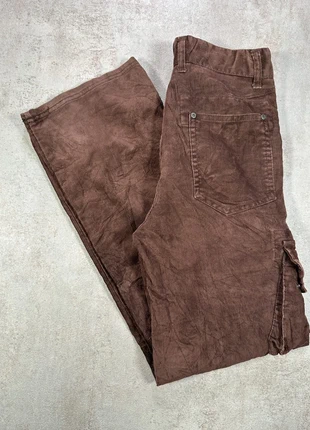 Pantalon Vintage En Velours Côtelé / Corduroy Engine brun cargo ample taille 16, marque: Vintage Dressing, état: Très bon état, taille: XS / 34 / 6, 15,00 €, 16,45 € Protection acheteurs (Pro) incluse