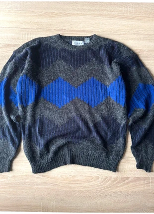 Pull d'Hiver Vintage Année 90 90'Sweater Bleu Marine XL, marque: Vintage Dressing, état: Très bon état, taille: XL / 42 / 14, 15,00 €, 16,45 € Protection acheteurs incluse