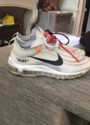 Off white air 2025 max 97 yellowing