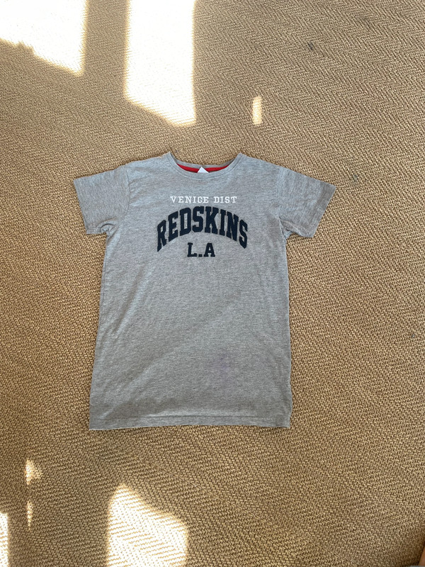 t-shirt gris redskins 1