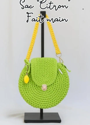 Sac "Citron" fait main, merk: Tylaetia, staat: Nieuw zonder prijskaartje, € 10,00, € 11,20 inclusief Kopersbescherming