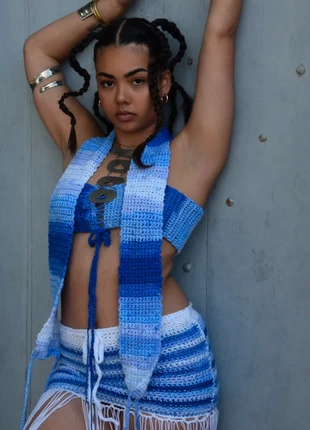 Ensemble crochet, marque: Fait Main, état: Neuf sans étiquette, taille: S / 36 / 8, 40,00 €, 42,70 € Protection acheteurs incluse