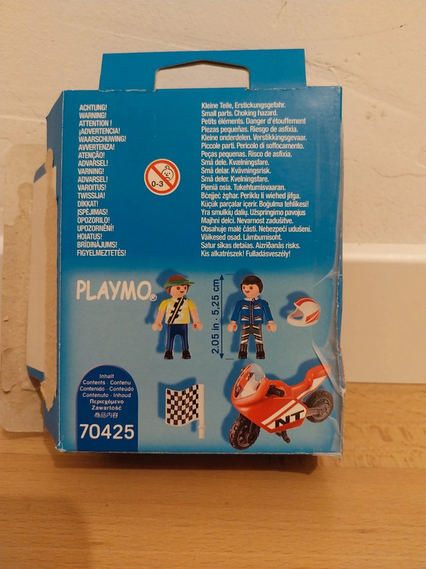 Enfant avec moto de course Playmobil 3