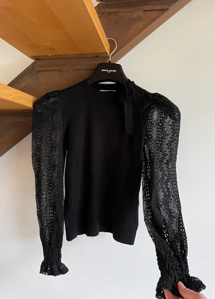 Pull noir Morgan femme dentelle, marca: Morgan, estado: Nuevo sin etiquetas, tamaño: XS / 34 / 6, 8,00 €, 9,10 € Protección al comprador incluida