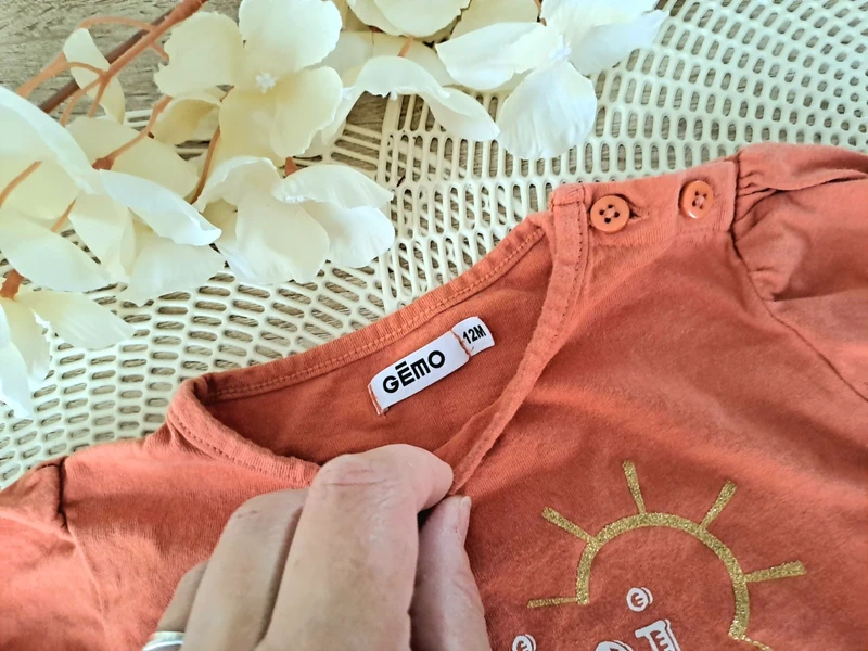 Tee shirt, taille 12 mois, marque gémo - photo numéro 2