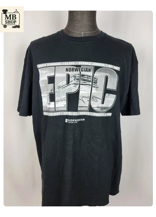 T-shirt graphique vintage noir Epic Norwegian - 100% coton Taille XXL, marke: Vintage Dressing, zustand: Sehr gut, größe: XXL, 15,90 €, 17,40 € beinhaltet Vinted-Käuferschutz Pro