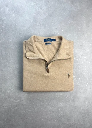 Pull Col Roulé Half Zip 1/4 Zip Ralph Lauren Homme Col Camionneur Taille XXL Beige Logo Premium, brand: Ralph Lauren, condizioni: Ottime, taglia: XXL, €45.00, €47.95 include la Protezione acquisti Pro