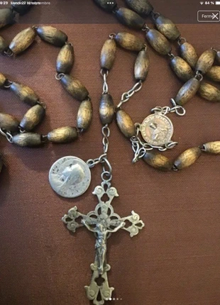 Beau chapelet en bois de buis., marque: chapelets anciens, état: Très bon état, 14,00 €, 15,40 € Protection acheteurs incluse