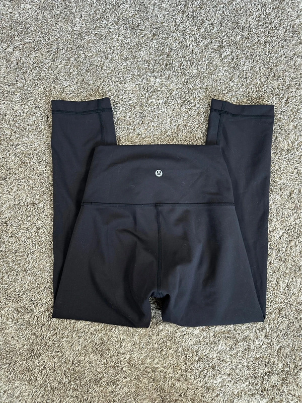 Lululemon Wunder Train High-Rise Crop Leggings Tights 21" Black Size 4 3