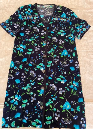 Paul Darel vestito di cotone blu a fiori, marke: Paul Darel, zustand: Neu, größe: L / 40 / 12, 18,00 €, 19,60 € inklusive Vinted-Käuferschutz