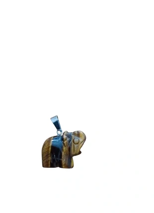 Pendentif éléphant en œil de tigre, marque: Pierre, état: Neuf sans étiquette, 4,00 €, 4,90 € Protection acheteurs (Pro) incluse