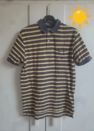 Polo Ralph Lauren taille M jaune gris et blanc, marca: Polo Ralph Lauren, estado: Muito bom, tamanho: M, €18.00, €19.60 inclui Proteção do Comprador