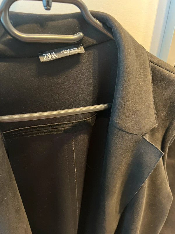 kool Oeganda toekomst Zwarte fluwelen jas van Zara - Vinted