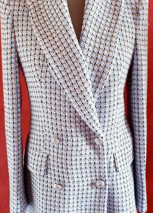 Blazer Zara bleu à carreaux Zara azul a cuadros azzurro a quadri Zara neuf taille M, brand: Zara, condition: New without tags, size: M / 38 / 10, €45.00, €47.95 includes Buyer Protection