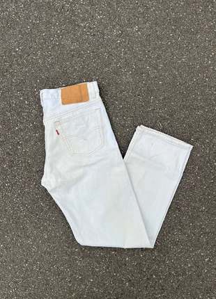 Jean Levi’s 501 made in usa 1990’s coupe droite blanc vintage - Taille 33x30, marque: Levi's, état: Très bon état, taille: W33 | FR 42, 39,00 €, 41,65 € Protection acheteurs (Pro) incluse