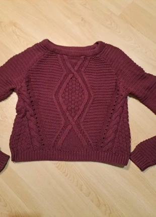 Pull crop top Jennyfer Taille XS bordeaux coton tres bon etat, brand: Jennyfer, condizioni: Ottime, taglia: XS / IT 38 / EU 34, €2.00, €2.80 include la Protezione acquisti