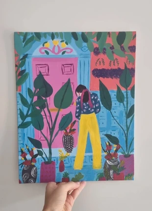 Tableau peinture acrylique, 27,5x35,5 cm, marca: Fait Main, estado: Nuevo sin etiquetas, 30,00 €, 32,20 € Protección al comprador incluida