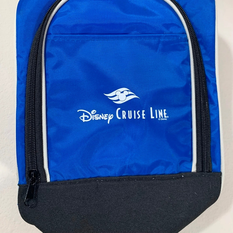 Disney Cruise Line Blue/Black Insulated Lunch Cooler 5