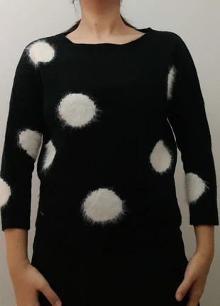 Pull à pois , marke: Inconnu, zustand: Sehr gut, größe: M / 38 / 10, 8,00 €, 9,10 € inklusive Vinted-Käuferschutz