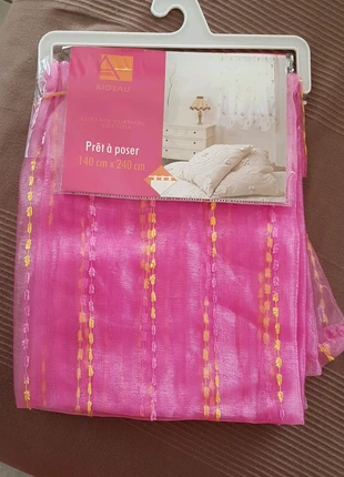 Neuf sous emballage.Rideau voile rose , marque: Atmosphere, état: Neuf avec étiquette, 7,00 €, 8,05 € Protection acheteurs incluse