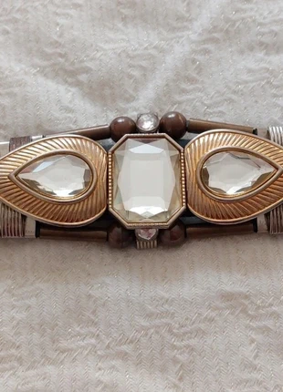 Ceinture cuir strass vintage, brand: sans marque, condizioni: Ottime, taglia: 80 cm, €15.12, €16.58 include la Protezione acquisti