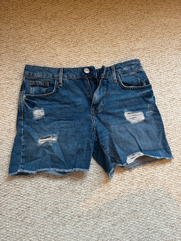 River island high waisted denim shorts Vinted