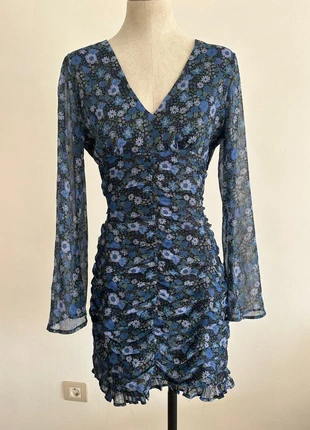 Vestido manga larga flores Brownie, marca: Brownie, estado: Nuevo con etiquetas, tamaño: S / 36 / 8, 34,00 €, 36,40 € Protección al comprador incluida