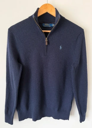 Ralph Lauren Pull 1/4 zip col camionneur bleu marine logo bleu homme taille M (taille petit S) laine, marque: Ralph Lauren, état: Très bon état, taille: S, 80,00 €, 84,70 € Protection acheteurs (Pro) incluse