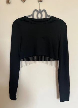 top con perline, marque: Shein, état: Très bon état, taille: XS / 34 / 6, 5,00 €, 5,95 € Protection acheteurs incluse