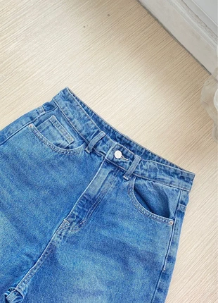 Vintage Straight Leg Jeans (Jean bleu) - High Waist Blue Denim - Size S, brand: Vintage, condition: Very good, size: S / 36 / 8, €8.00, €9.10 includes Buyer Protection