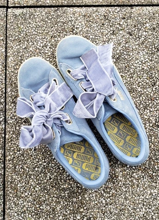 Paire de chaussures/ sneakers bleues Puma suede , marke: Puma, zustand: Gut, größe: 42, 7,00 €, 8,05 € inklusive Vinted-Käuferschutz