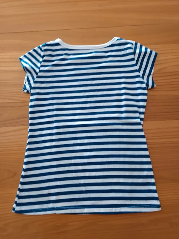 T-shirt rayé bleu et blanc Cache Cache - Taille 1 (S) - photo numéro 4