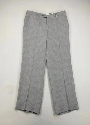 Pantalon habillé Vintage gris texturé Jean Delfinès - Taille 44, brand: Vintage Dressing, condizioni: Ottime, taglia: IT 44 | W34, €21.90, €23.70 include la Protezione acquisti Pro