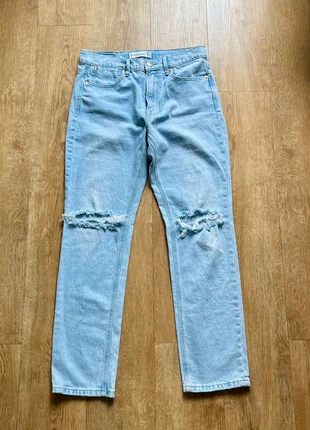 Jeans azul rotos en rodillas de Stradivarius, marque: Stradivarius, état: Très bon état, taille: L / 40 / 12, 6,00 €, 7,00 € Protection acheteurs incluse