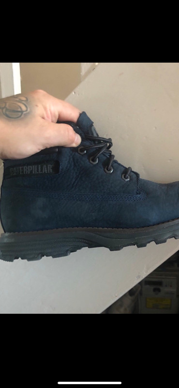 Blue caterpillar boots Vinted