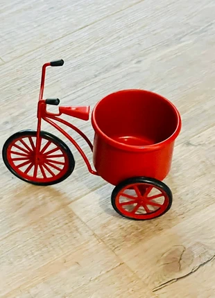 Tricycle vintage en métal rouge, brand: Vintage, condition: Good, €7.00, €8.05 includes Buyer Protection