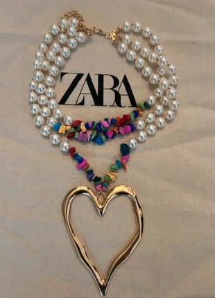 Collier perles ZARA, marque: Zara, état: Neuf sans étiquette, 12,75 €, 14,09 € Protection acheteurs incluse